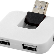 USB Hub Gaia на 4 порта, белый