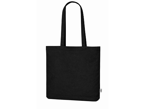 Сумка Твил из хлопка, 210 г/м2, черный - рис 2.