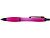 Nash шариковая ручка из переработанного пластика с черной отделкой (черные чернила) -Фуксия - миниатюра - рис 3.
