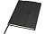 Блокнот Alejandra формата А5 с твердой обложкой из переработанной кожи - сплошной черный - миниатюра - рис 8.