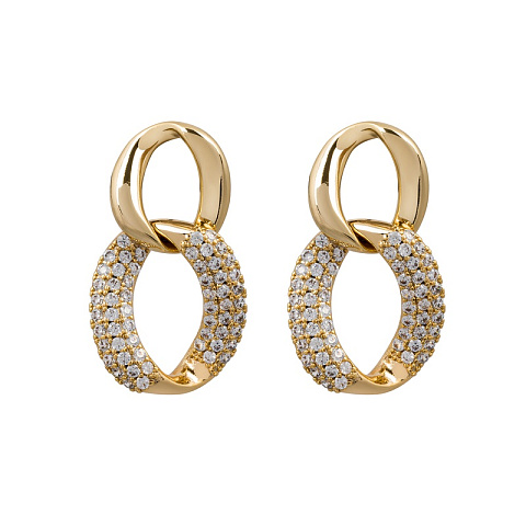 Серьги gold eight Mason ABE27977-02 G