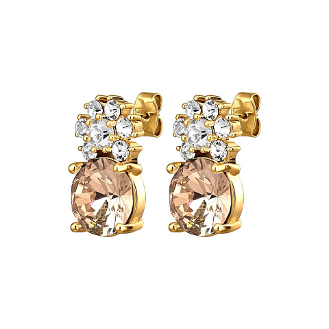 Серьги BECKIA SG GOLDEN / CRYSTAL Dyrberg Kern 460068