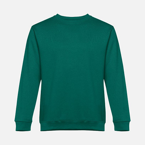 Свитшот унисекс Delta, темно-зеленый