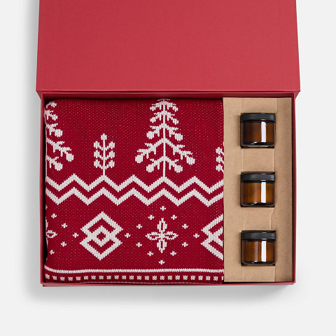 Набор Candleflakes, красный - рис 3.