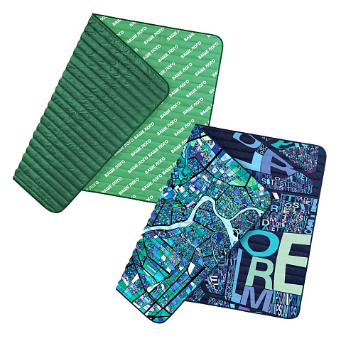 Плед Mosaic с печатью на заказ - рис 2.