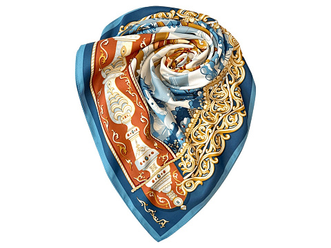 Платок Русская зима - рис 2.