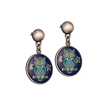 Серьги Сова Clara Bijoux A35534-24 BL