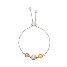 Браслет Gray colors (Crystal, Grey, Black diamond) Fiore Luna C2101SW-B01.3 BW/MIX