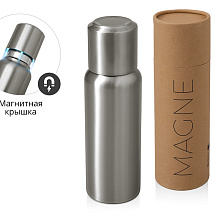Вакуумный термос c магнитной крышкой Magne, 500 мл, серебристый