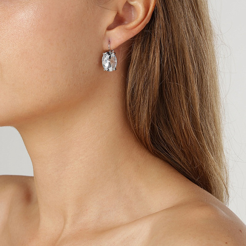 Серьги CHANTAL SS CRYSTAL Dyrberg Kern 430081 - рис 2.