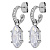 Серьги JUNIPE SS CRYSTAL Dyrberg Kern 470003 - миниатюра - рис 3.