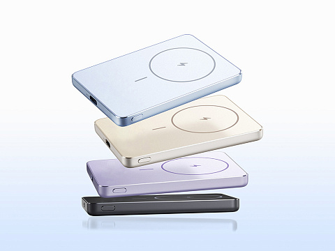 Внешний аккумулятор Xiaomi Super Slim Magnetic Power Bank 5000 Blue - рис 6.