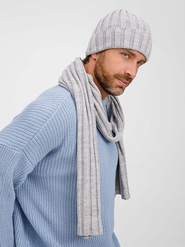 Шапка Metelitsa, серебристо-серый меланж - рис 8.