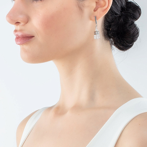 Серьги White Coeur de Lion *5086/21-1400 - рис 2.