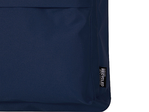 Байрон рюкзак для 14-дюймового ноутбука объемом 16 л, изготовленный из переработанных материалов по стандарту GRS, темно-синий - рис 6.