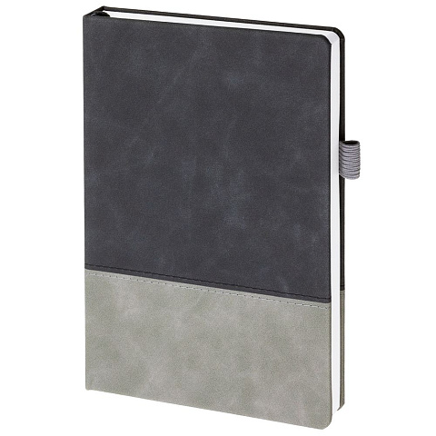 Ежедневник Horizon, недатированный, серый с черным - рис 3.