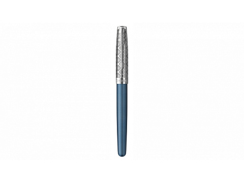 Ручка-роллер Parker Sonnet Premium Refresh BLUE CT, стержень: F, цвет чернил: black, в подарочной упаковке - рис 4.