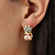Серьги BECKIA SG GOLDEN / CRYSTAL Dyrberg Kern 460068 - миниатюра - рис 2.