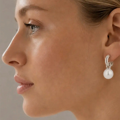 Серьги LONA SS WHITE PEARL - рис 2.