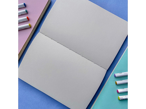 Скетчбук Sketch & Art в мягком переплете 140х210 мм, 100 л. бежевой бумаги 100 гр., красный - рис 5.