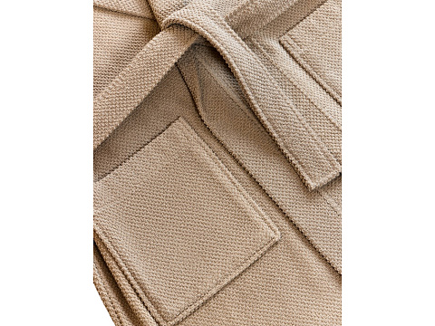 Халат Valerie Concept BRC Beige L - рис 5.