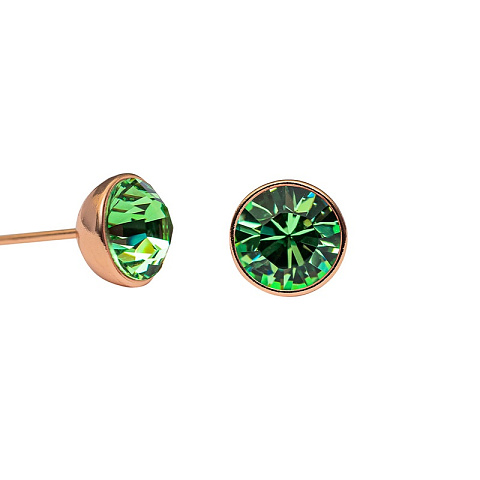 Пусеты Peridot Fiore Luna SWE298 PE RG - рис 2.