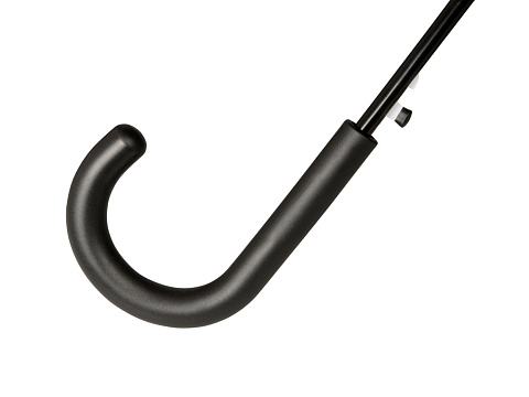 Зонт-трость Wind, полуавтомат, черный (Р) - рис 6.