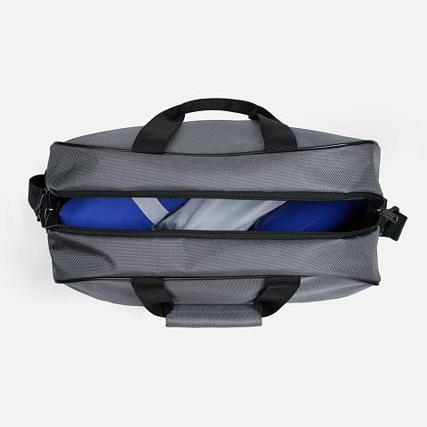 Спортивная сумка Atlantes, серая с черным - рис 8.