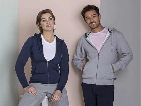 Толстовка Арора мужская с капюшоном, зеленый лесной - рис 8.