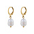 Серьги Pearle Fiore Luna *AE03186-1G - миниатюра - рис 2.