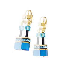Серьги Multicolour Rainbow Gold Coeur de Lion 2838/20-1573