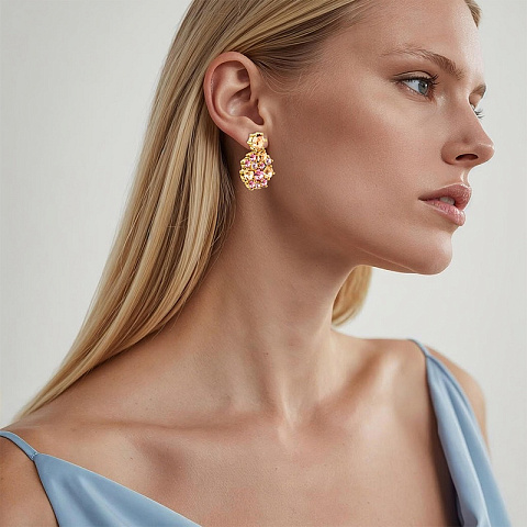 Серьги FREESIA SG ROSE - рис 2.