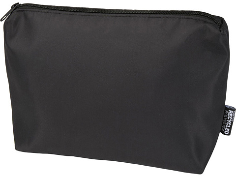 Trip Aware™ дорожная косметичка из переработанного материала 2 л, черный