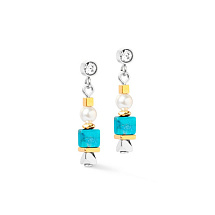 Серьги Turquoise Coeur de Lion 4314/21-0600