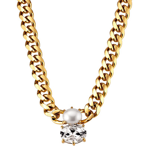 Колье  HOLL SG CRYSTAL_WHITE PEARL - рис 3.