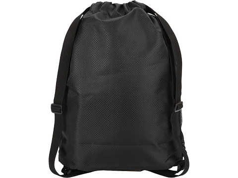 Nomad спортивная сумка из переработанного материала GRS с завязками и нижним отделением на 18 л, черный - рис 3.