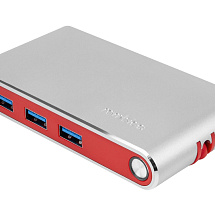 Хаб USB Rombica Type-C Hermes Red (Р)
