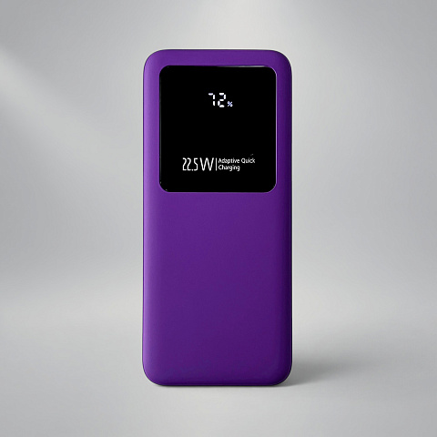 Внешний аккумулятор Kris soft touch, 10000mAh (Фиолетовый)