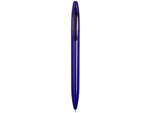 Ручка пластиковая шариковая Mark с хайлайтером, синий - рис 2.