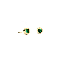 Пусеты Green 5х2.5 Fiore Luna SWE125 GR G