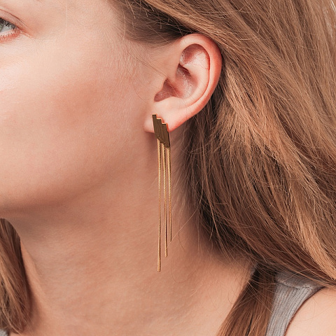 Серьги Fiore Luna AWE3004-G - рис 2.