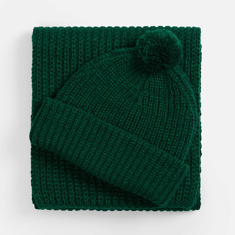 Шарф Nordkapp, темно-зеленый - рис 5.