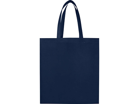 Экосил эко-сумка с ластовицей из нетканого материала, переработанного по стандарту GRS, объемом 12 л, темно-синий - рис 3.