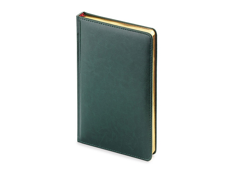 Ежедневник недатированный А4 Sidney Nebraska, зеленый (золотой обрез) (Р)