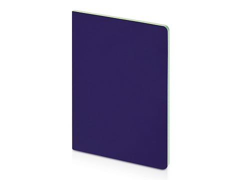 Бизнес-тетрадь А5 Pragmatic Contrast, 40 листов в клетку, фиолетовый с салатовым срезом