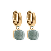 Серьги FIRENZE (G) Light Grey Qudo 107001/20-5223