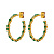 Серьги NANDITA SG EMERALD GREEN Dyrberg Kern 470141 - миниатюра