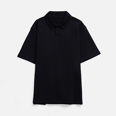 Рубашка поло унисекс Tiimi, черная - рис 2.