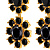 Серьги LINA SG BLACK Dyrberg Kern *450072 - миниатюра - рис 3.