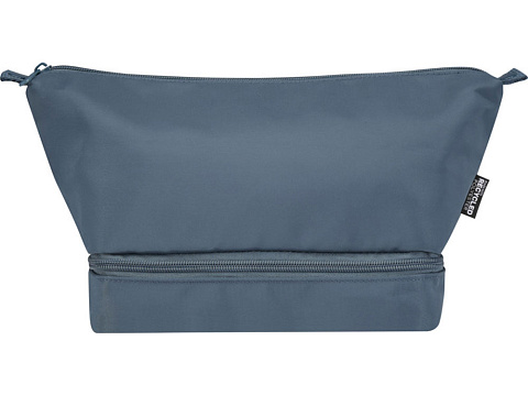 Trip Aware™ дорожная косметичка из переработанного материала 6 л, серо-синий - рис 2.
